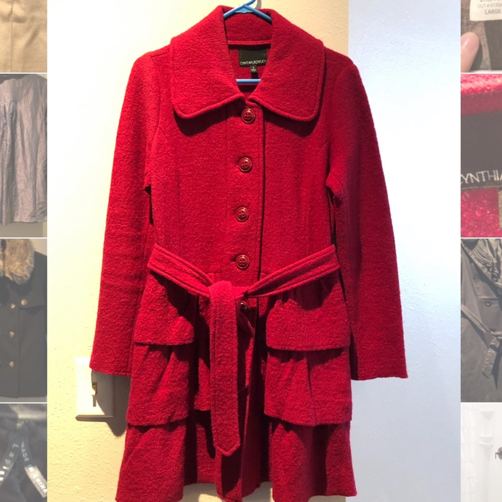 Red Ruffle Jacket